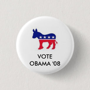 bilder RÖSTAR OBAMA '08 Knapp