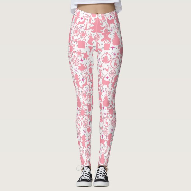 Bilder till jul i Rosa Leggings (Framsida)