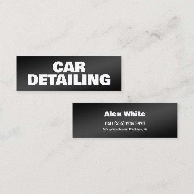 Bildetaljer Mini Visitkort (Fram/baksida)