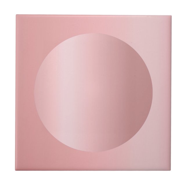 Bildmall för glamous Ro Guld Anpassade  Kakelplatta (Framsidan)