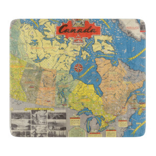Bildmässig karta av Kanada - Landmarks