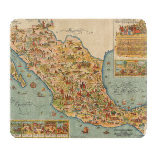 Bildmässig karta av Mexico