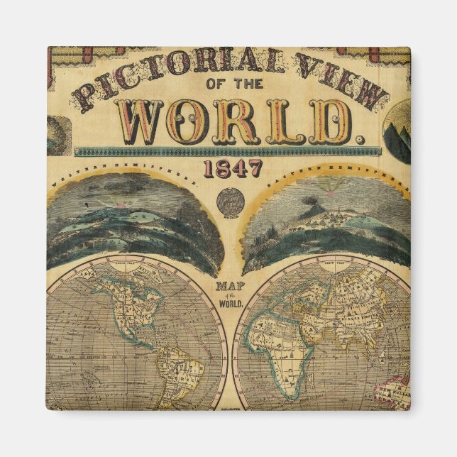 Bildovisning av världen magnet (Framsidan)