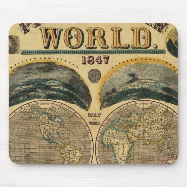 Bildovisning av världen musmatta (Framsidan)