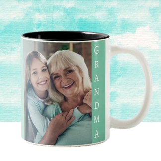 Bildperfekt present till Mormor Tvåtons kaffe M Två-Tonad Mugg