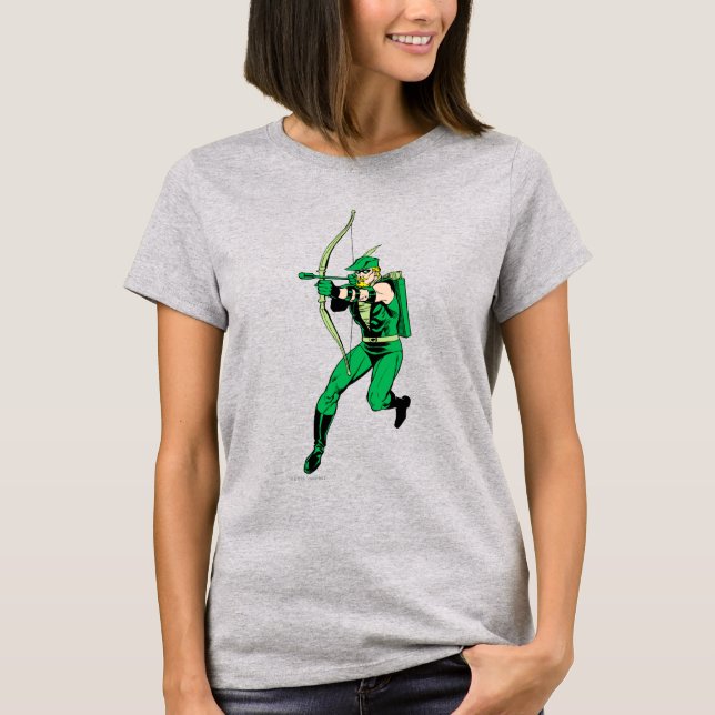 Bildpil för grönt t-shirt (Framsida)