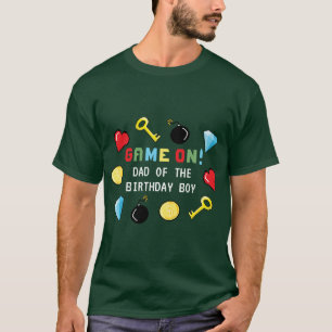 Bildpunkter Arcade-spel upp Barns födelsedag T Shirt