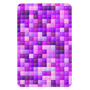 Bildpunkter Rosa Fyrkantigt Mönster Från Videospel Magnet