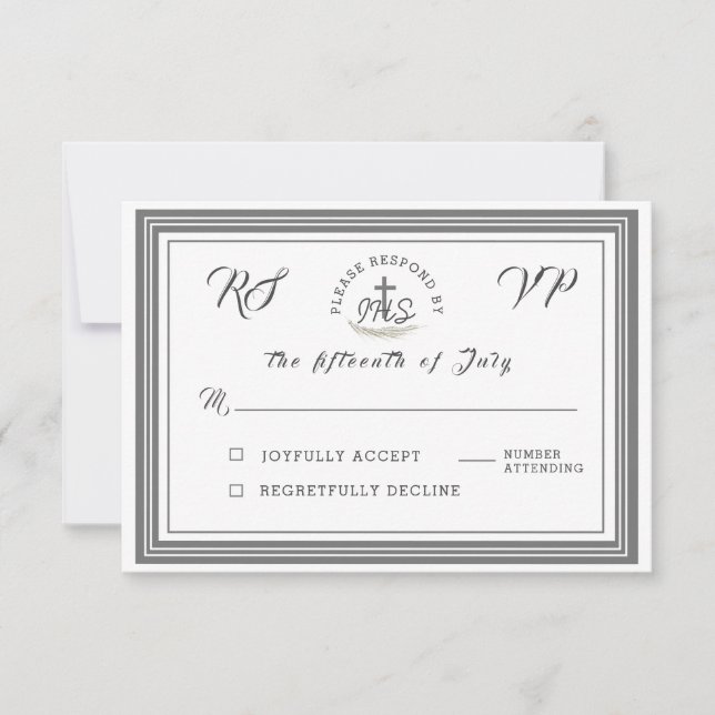 Bildrutat katolskt bibelverse-Bröllop OSA Kort (Framsida)