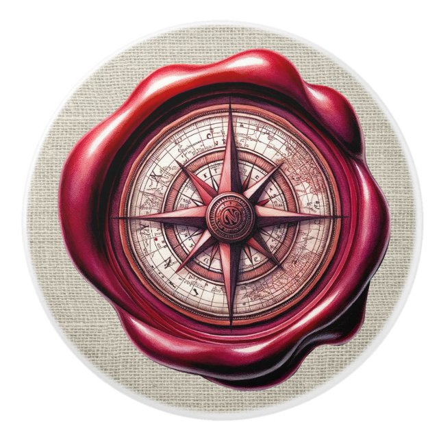 Bildrutespolare för Nautical Vax Frimärke Knopp (Framsidan)