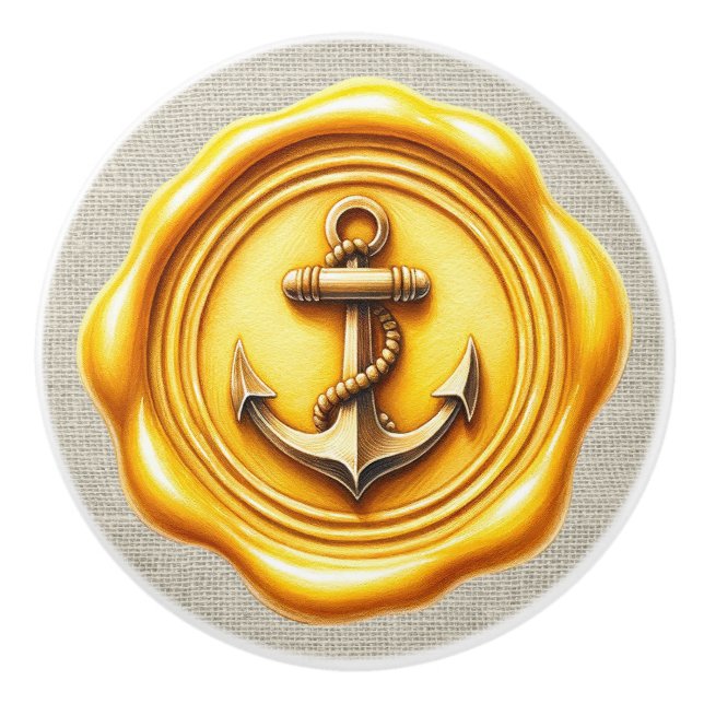 Bildrutespolare för Nautical Vax Frimärke Knopp (Framsidan)