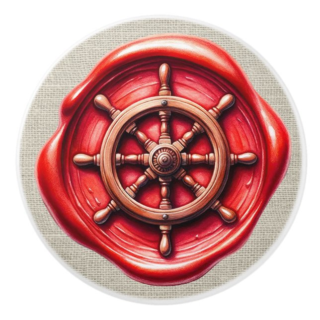 Bildrutespolare för Nautical Vax Frimärke Knopp (Framsidan)