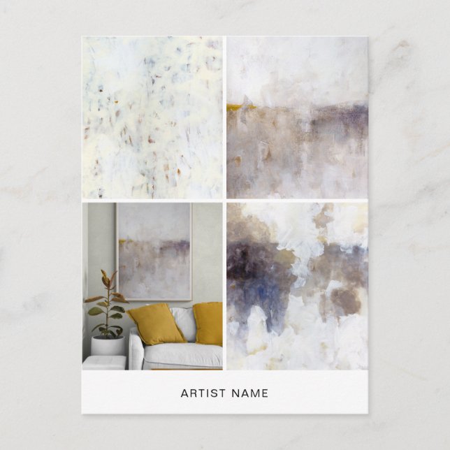 Bildrutnätsmall för vykort 4 (Framsida)