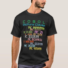 Bildsats i Cobol-programmering T Shirt