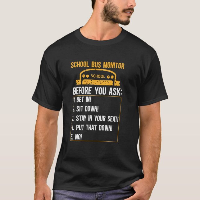 Bildskärm i Buss i Buss, funktionslig bildskärm T Shirt (Framsida)