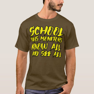 Bildskärmar från Buss i skolan känner till alla oc T Shirt