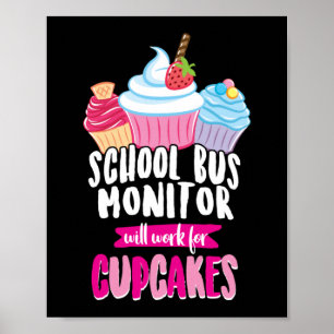 Bildskärmen i Buss fungerar för Muffinsar Poster