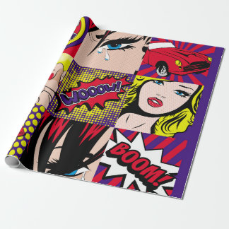 Bildskärmskort Illustrationart,pop,vacker,tecknad, Presentpapper