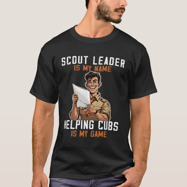 Bildskärmsläsare för Camg Scoutmaster T Shirt (Framsida)