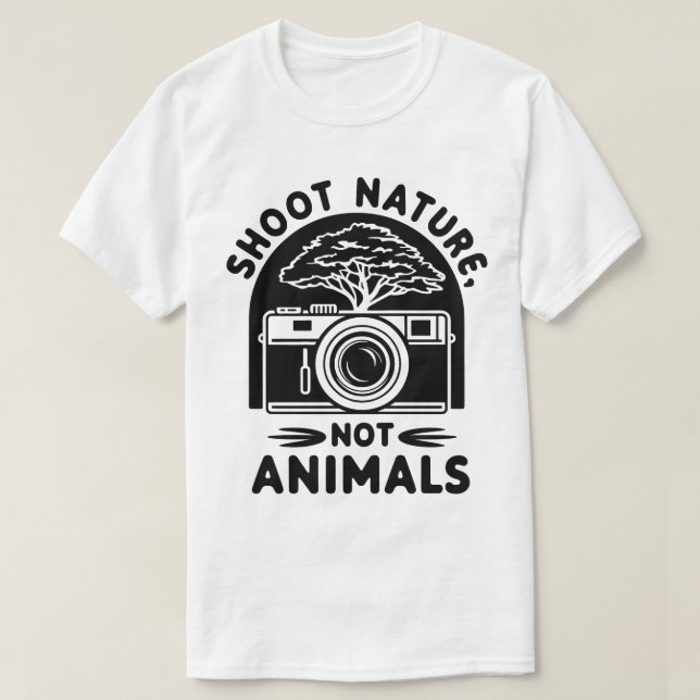Bildskärmstyp, inte animerad kameradesign t shirt (Design framsida)