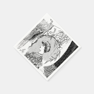 Bildsorage för Retro mode Pappersservett