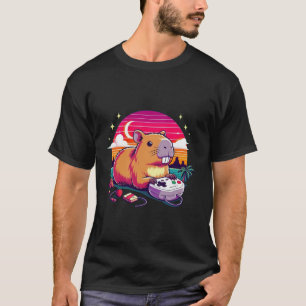 Bildspel Älskare Capybara Funny Video Games Capyb T Shirt