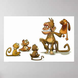 Bildspel för apa poster
