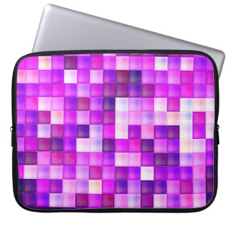 Bildspel för videospel, Rosa Mönster på kvadrat Laptop Fodral