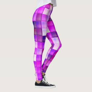 Bildspel för videospel, Rosa Mönster på kvadrat Leggings