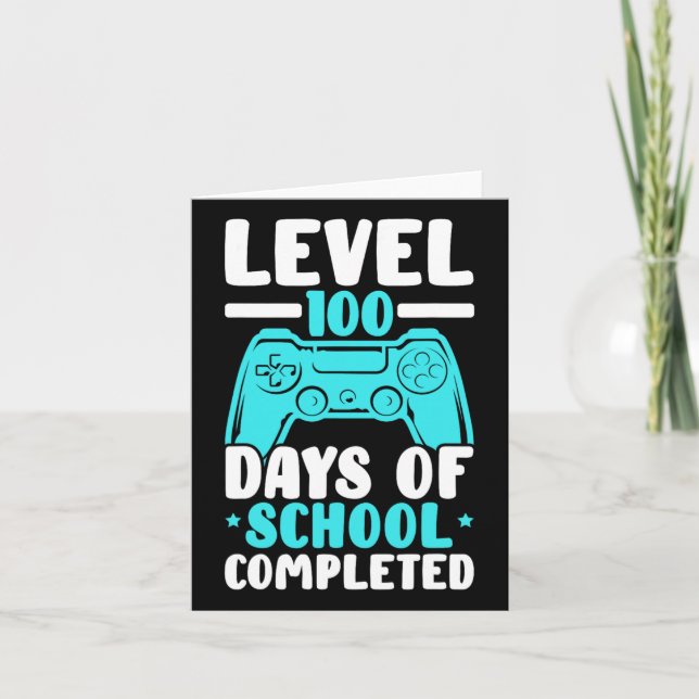 Bildspel på nivå 100 dagar i skolan - färdigt kort (Framsida)
