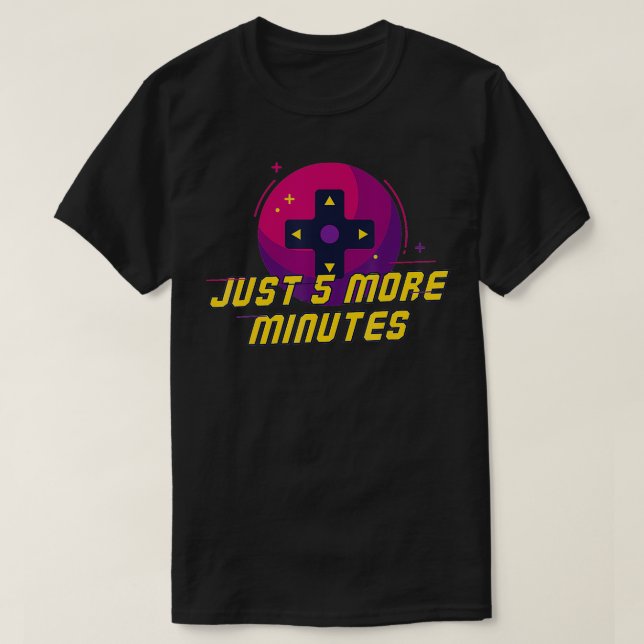 Bildspelsstyrenhet bara fem minuter till t shirt (Design framsida)