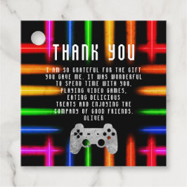 Bildspelsstyrenhet Neon Tack för födelsedagen Gåvor Etiketter