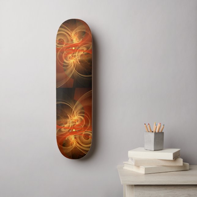 Bildtavla för morgonmagiska Abstrakter Skateboard Bräda 19,5 Cm (Väggkonst)