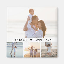 Bildtext Samage Editable Färg Photo Magnet