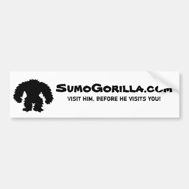 Bildtext-SumoGorilla.com Bildekal (Framsidan)