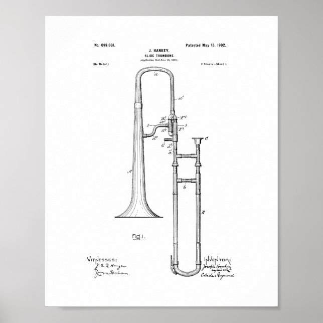 Bildtrombenspatent Poster (Framsidan)