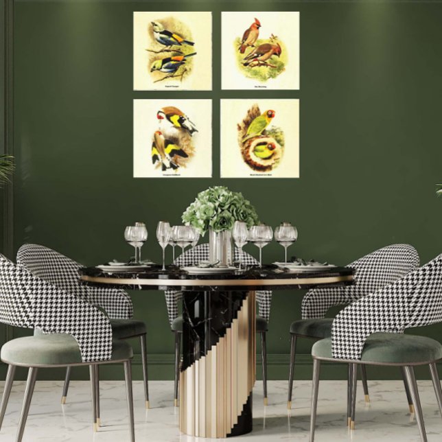 Bilduppsättning 4 för Audubon Bird Gallery Wall Se Canvastryck (Skapare uppladdad)
