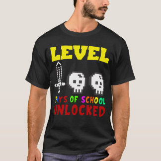 Bilduppspelningsspel för olåsta spelare på 100 dag t shirt