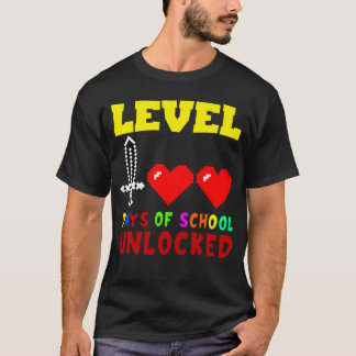 Bilduppspelningsspel för olåsta spelare på 100 dag t shirt