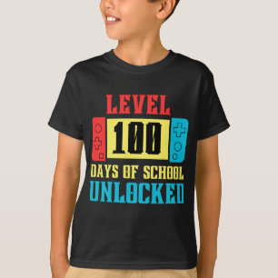 Bilduppspelningsspel för olåsta spelare på 100 dag t shirt