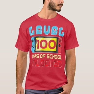 Bilduppspelningsspel för olåsta spelare på 100 dag t shirt