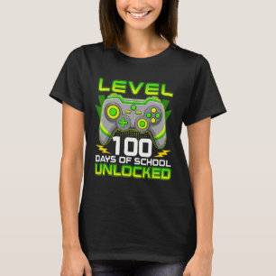 Bilduppspelningsspel för olåsta spelare på 100 dag t shirt