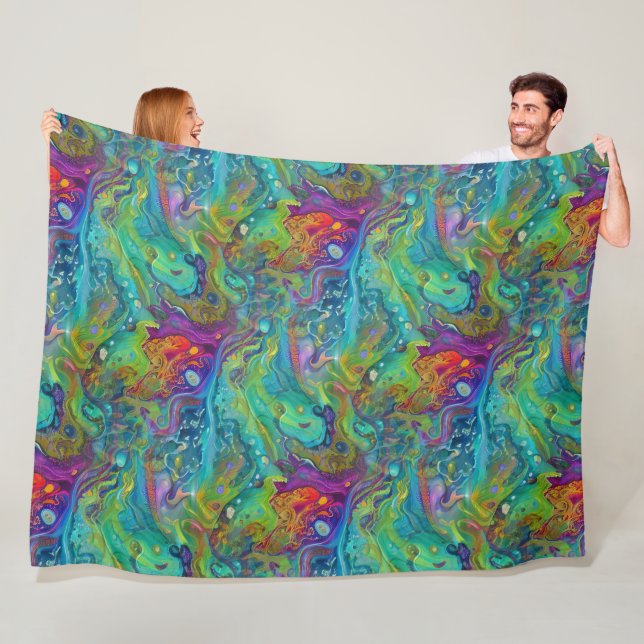 Bildupptagning - sömlöst mönster 2 fleecefilt (På plats)