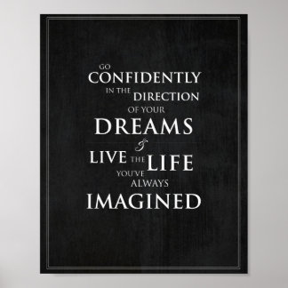 Bildutskrift med inspirationstecken på 8 x 10 tum poster