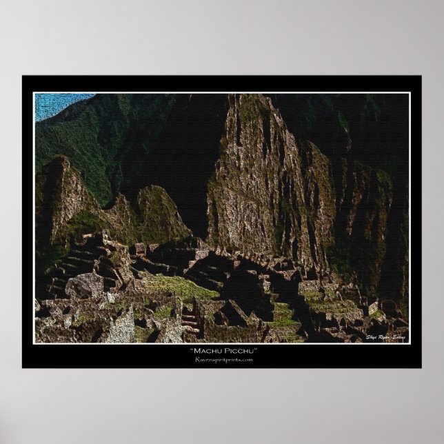Bildutskrifter och Poster för "Machu Picchu" (Framsidan)
