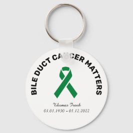 Bile Duct Cancer Awareness Memory  Nyckelring
