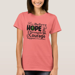 Bile Duct Cancer Collage of Hope T Shirt