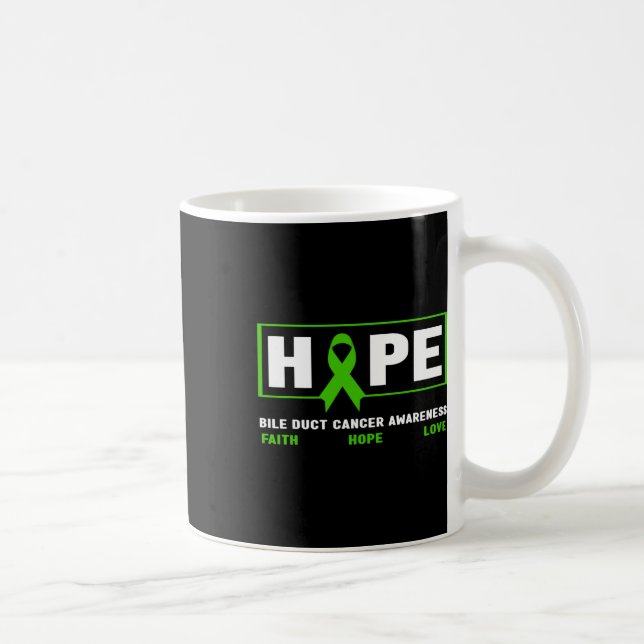Bile Duct Cancer - Hope Bile Duct Cancer Awareness Kaffemugg (Höger)