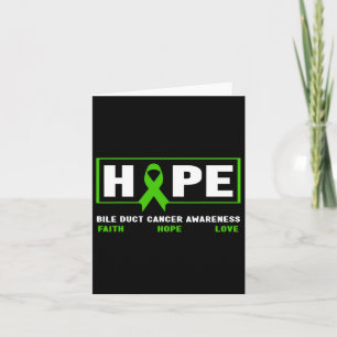 Bile Duct Cancer - Hope Bile Duct Cancer Awareness Kort