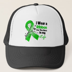 Bile Duct Cancer Ribbon Hero i mitt liv Keps
